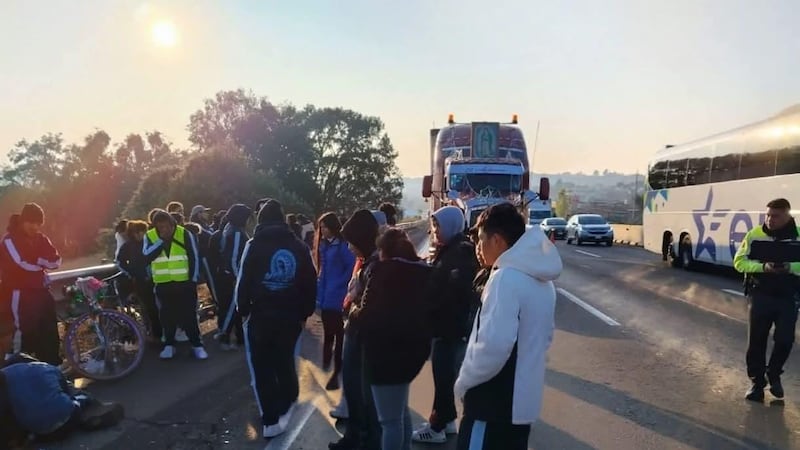Atropellan a peregrinos en la México-Puebla; se dirigían a la Basílica de Guadalupe