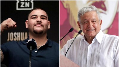 Andy Ruiz quiere llevarle su trofeo al presidente Andrés Manuel López Obrador