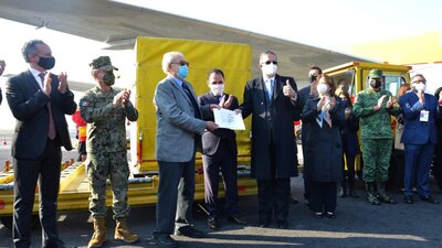 Este 23 de diciembre llegó el primer lote de vacunas de Pfizer.