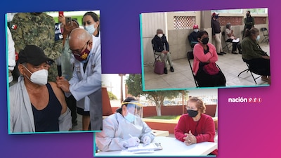 En diversos estados del país comenzó la vacunación para adultos mayores