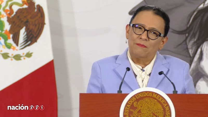 ¿Por qué no está Sheinbaum? Rosa Icela Rodríguez preside la Mañanera del Pueblo