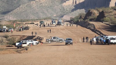 La reunión entre el presidente y las familias se realiza en Bavispe, Sonora