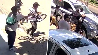 El momento quedó registrado en video por cámaras de videovigilancia en Ecatepec