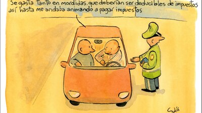 ¿Alguna ves diste 'mordida' a un policía?