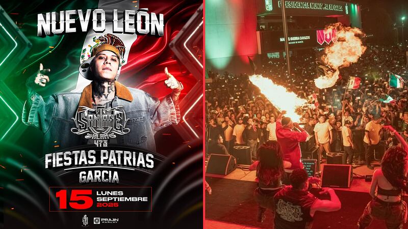 Santa Fe Klan lanza serpentina en concierto y provoca corto circuito; reportan 15 heridos en NL