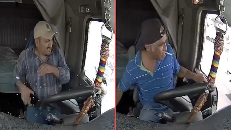 VIDEO: En solo 20 segundos, trailero es despojado de su unidad en Tultitlán