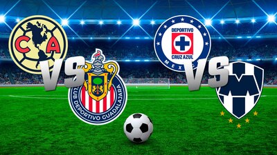 América, Chivas, Cruz Azul y Monterrey lucharán por llegar a la final de la Liga MX