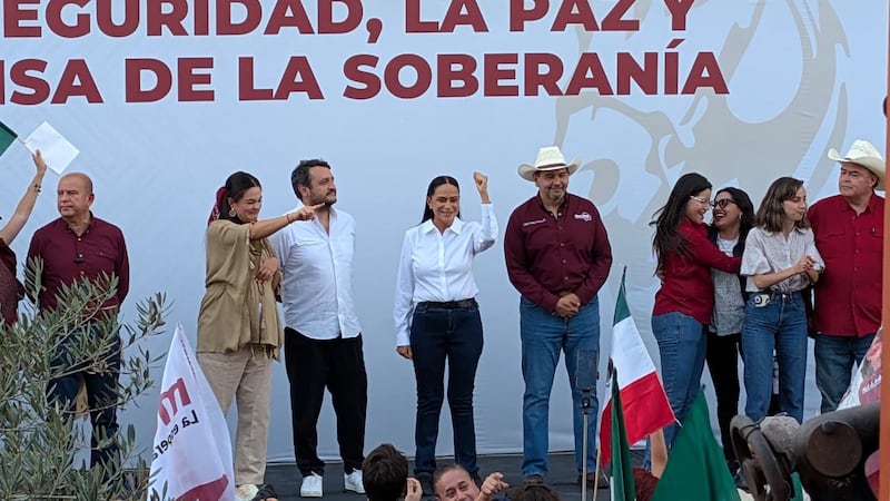 Morena concluye marcha contra Maru Campos, gobernadora de Chihuahua; exigen respeto a la soberanía