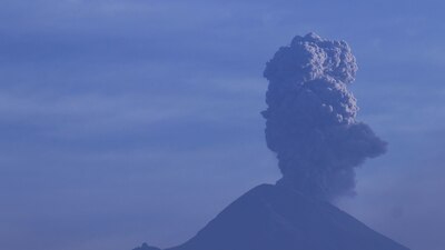 El 'Popo' se ha mantenido activo