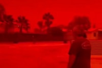 VIDEO: Cielo en Australia se tiñe de rojo a plena luz del día