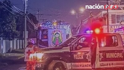 Durante las celebraciones del día de la Virgen, un menor murió