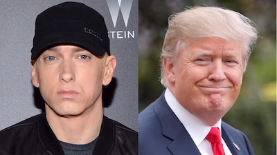Eminem y Donald Trump en la nueva polémica política de Estados Unidos