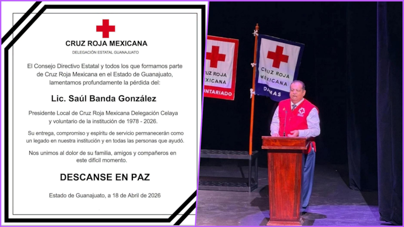 Directivo de la Cruz Roja Celaya muere de un infarto tras ser víctima de un asalto
