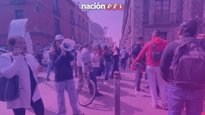 Trabajadores del Poder Judicial de la Federación protestas contra la elección de jueces, magistrados y ministros