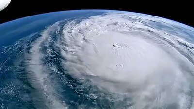 Así se ve la imagen satelital del fenómeno que podría impactar como categoría 5