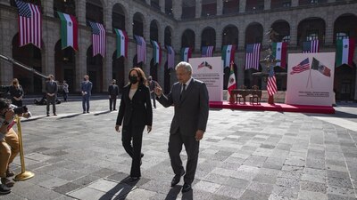 El canciller dio información en Twitter sobre la reunión que sostuvieron esta mañana en Palacio Nacional