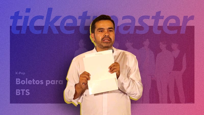 Máynez encabeza denuncia colectiva contra Ticketmaster por venta de boletos de BTS