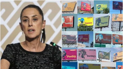 Los espectaculares con su nombre y silueta han aparecido en diferentes partes del país