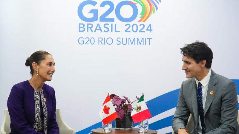 Trudeau buscará a Sheinbaum para abordar el tema de los aranceles impuestos por EU