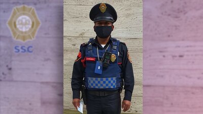 El oficial de la Policía Bancaria Industrial encontró el cheque mientras realizada un recorrido por las calles de Polanco.