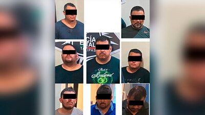 Con "La Vaca" se detuvo además a 7 personas armadas