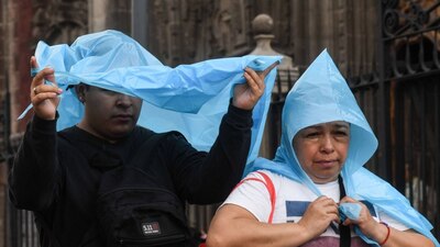 La lluvia podría empezar a las  15:00 horas