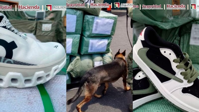 Decomisan más de 11 mil pares de calzado apócrifo en Aduana de Manzanillo, procedente de China