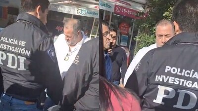 Moreno Cárdenas compartió un video de la detención en sus redes