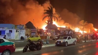 Los doce locales de la zona conocida como 'Cocteleros' fueron consumidos