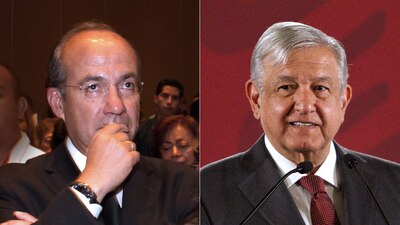 Felipe Calderón pidió al presidente Andrés Manuel López Obrador lo deslinde de algún vínculo con Moreira