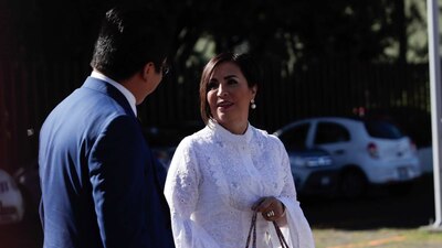 Rosario Robles acudió al reclusorio sur a declarar sobre el presunto daño al erario