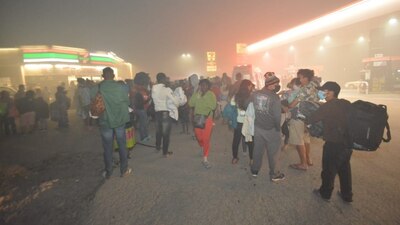 Las autoridades controlaron la situación luego de trasladar a los migrantes a otro albergue