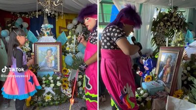 El funeral ocurrió en el municipio de Tlachichuca, Puebla. Ahí los animadores honraron a Christopher