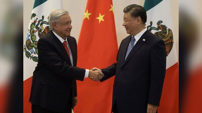 Durante la reunión, Xi Jinping felicitó a AMLO por el "camino de progreso y reformas"