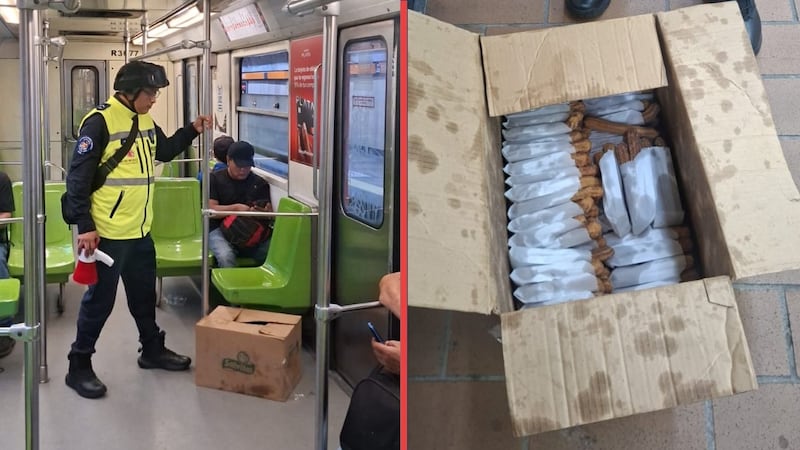 ¡Alerta... por churros! Caja abandonada moviliza a policías en el Metro CDMX