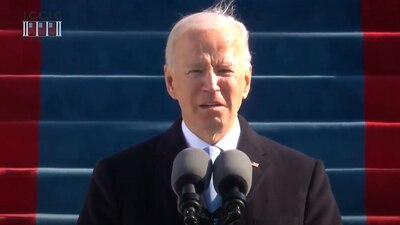 El presidente de Estados Unidos aseguró que hoy es un día de esperanza y el día de la democracia