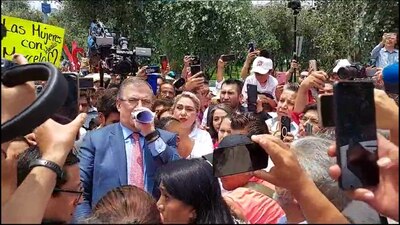 Señalo que le sorprende que Noroña que lo quiera fuera de Morena