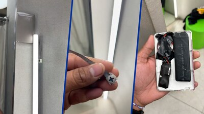 Encontrada en probador de mujeres