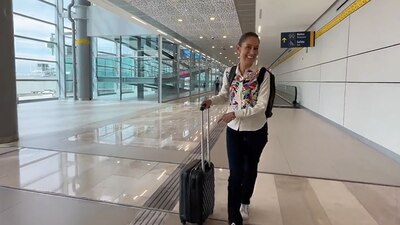 Usó el AIFA para llegar a Hidalgo, tras si gira por el norte