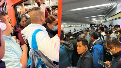 La Línea 3 que corre de Indios Verdes a Universidad colapsó por segundo día