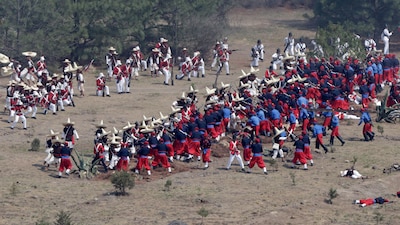 La batalla del 5 de mayo en Puebla es recordada como uno de los triunfos de más importantes del  país