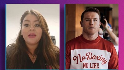 Nora Lira, representante del colectivo que busca restos de personas desaparecidas, le pidió ayuda al Canelo con un vehículo