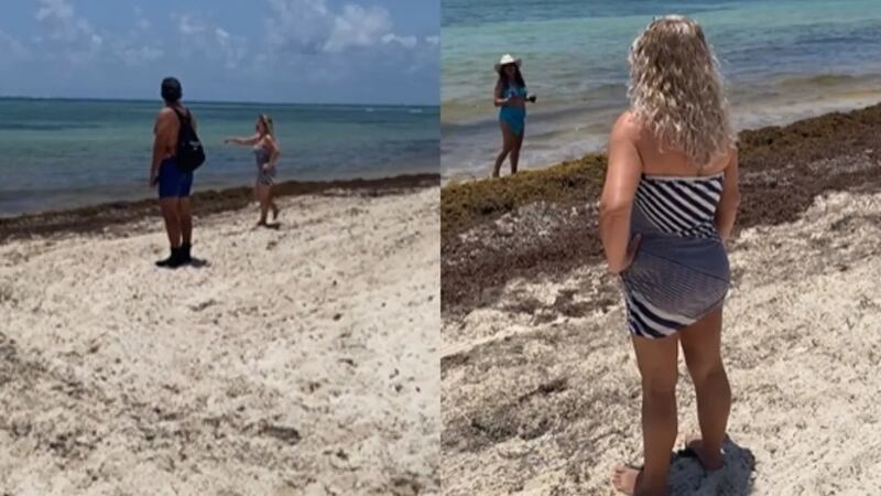 "Is private": mujer corre a mexicanos de playa de Cancún,  Quintana Roo