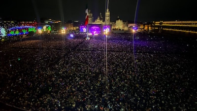 El 25 de septiembre, el Grupo Firme dio un exitoso concierto en el Zócalo de la CDMX.