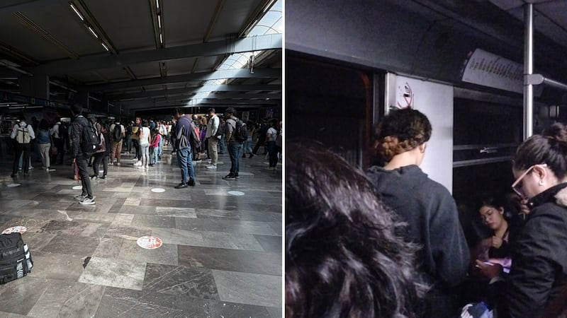 ‘Apagón’ en el Metro deja varados a usuarios en las Líneas 1, 2 y 3
