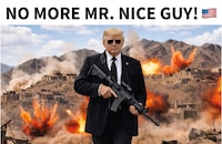 “Se acabó el señor amable”: Trump lanza amenaza a Irán con una imagen creada con IA