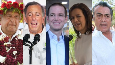 Las cinco personas que quieren ser el próximo presidente de México