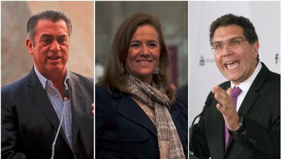 Jaime Rodríguez, Margarita Zavala y Armando Ríos Piter, los independientes que buscan la Presidencia