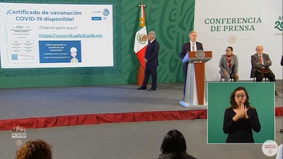 El gobierno de México expedirá un certificado de vacunación COVID-19