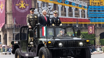El Presidente dio inició al evento militar
